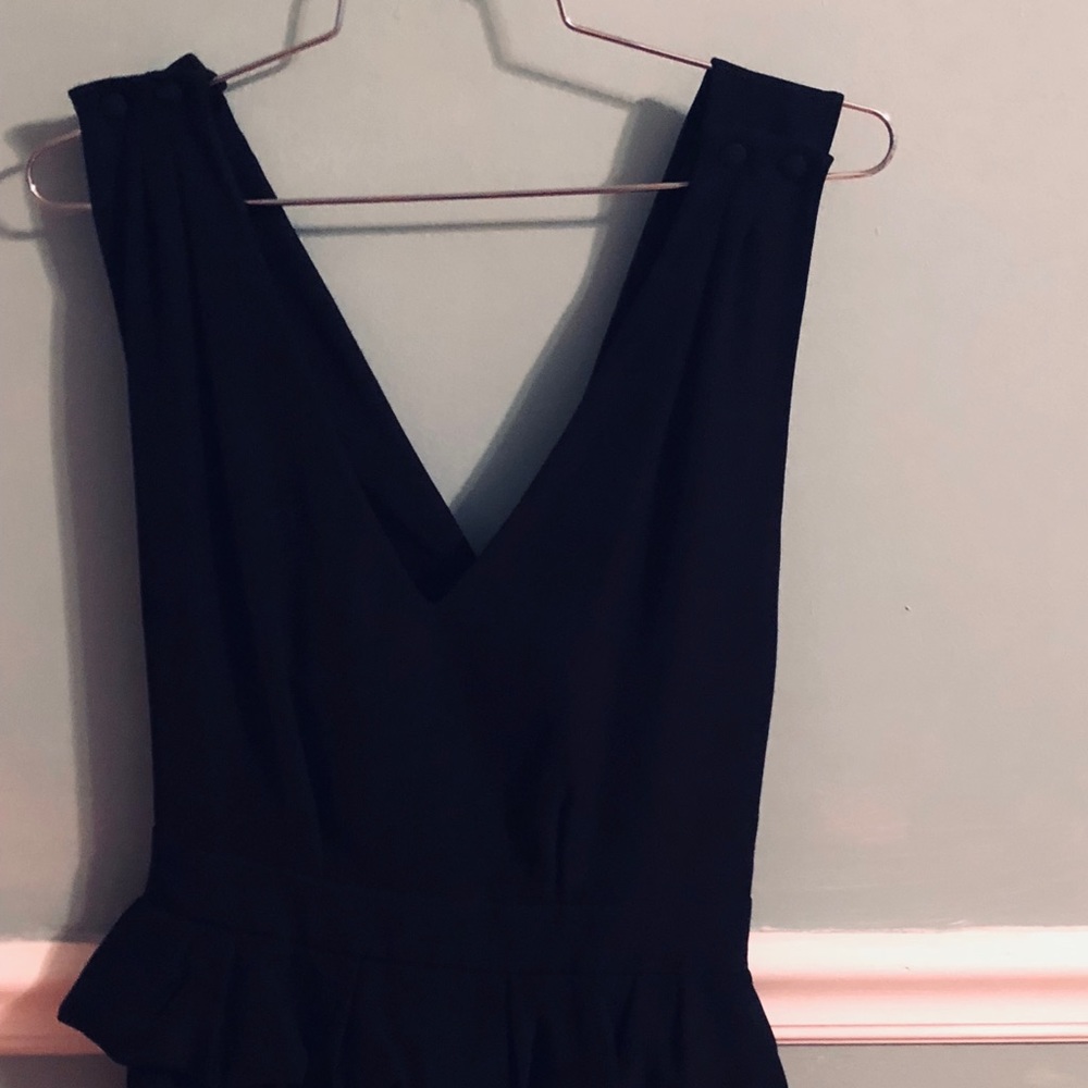 Maje Structured Black Peplum Sm Cocktail dress 👗 - Picture 6 of 8